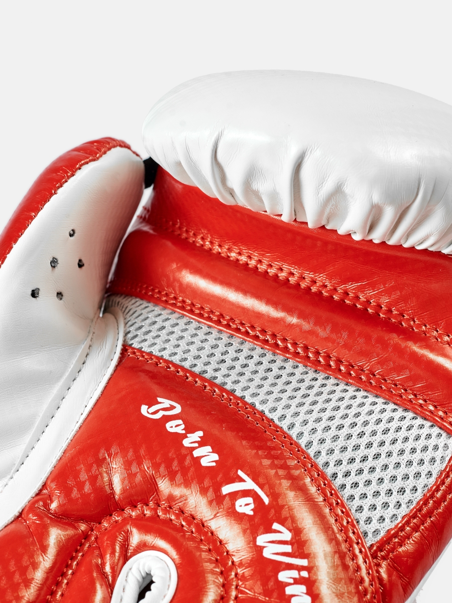 Peresvit Core Boxing Gloves White Red, Photo No. 5